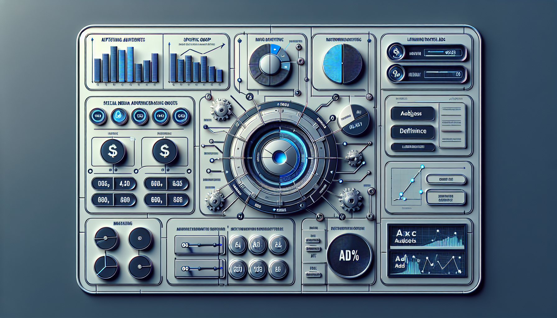 Bảng điều khiển thiết lập quảng cáo tự động trên Facebook